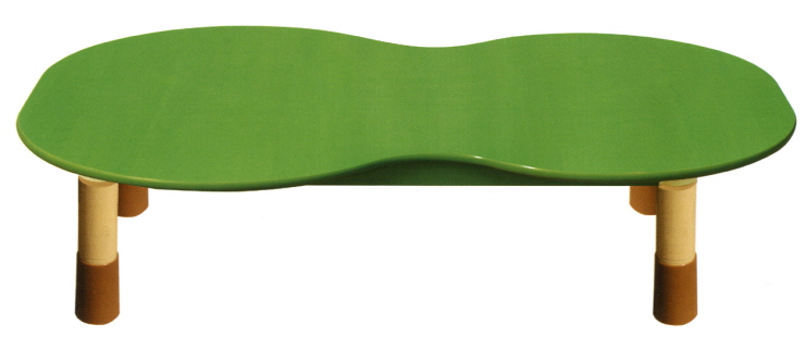 유아용교구 > FIHD 시리즈  > FIHD-오뚝이 연두 책상(기본다리)