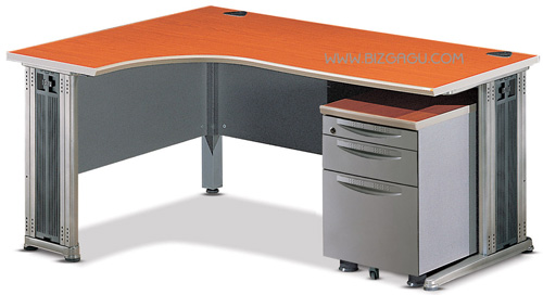 사무용가구(책상/책장/서랍) > OFDH 시리즈  > OFDH-JC-뉴라인 L형책상(W1400)