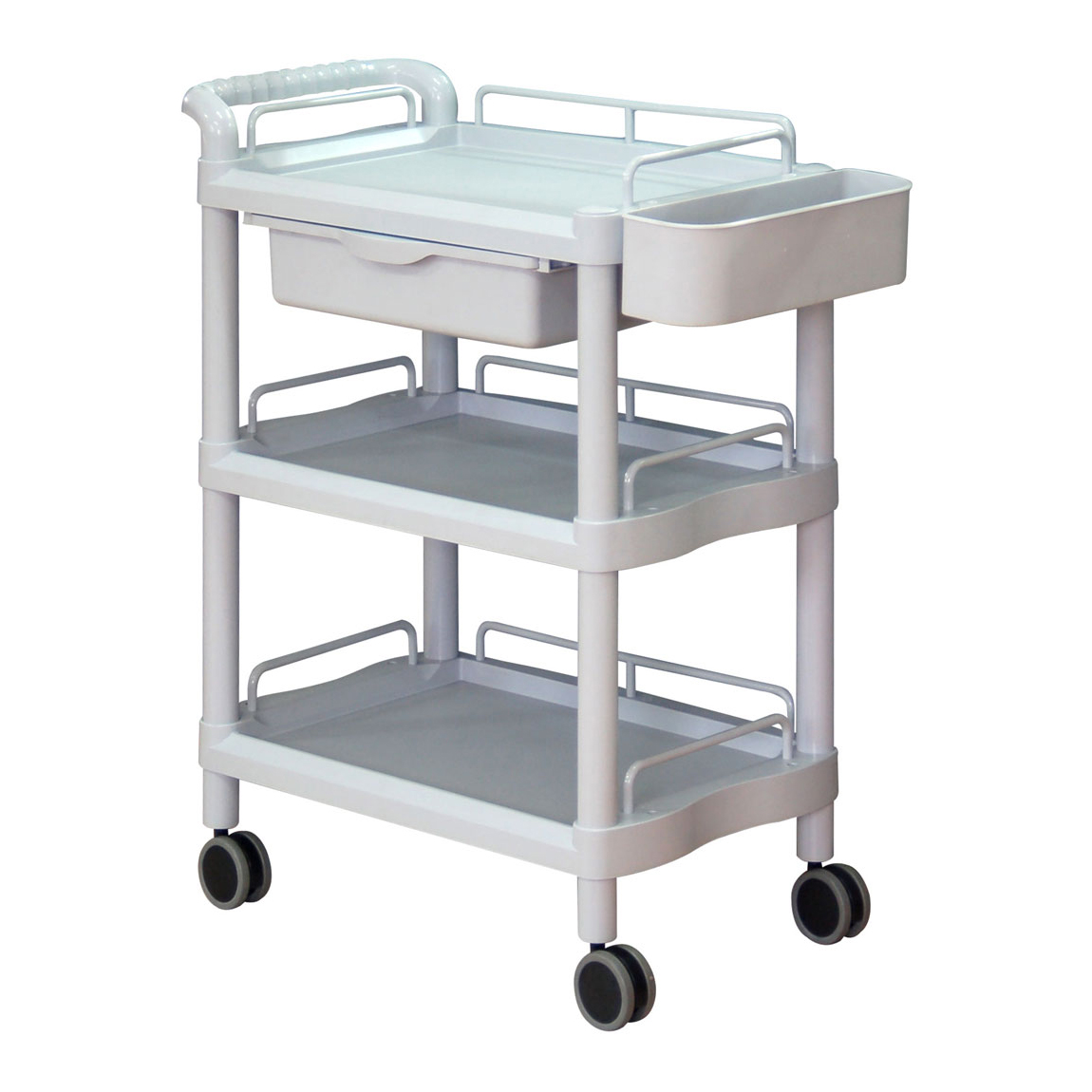 대경카트 > 병원용 드레싱 카트  > 601 병원용 드레싱 카트  > 대경카트 DKCT-601B(회색) 웨건 왜건 드레싱카트 의료용카트 드레싱카 응급카트 병원카트