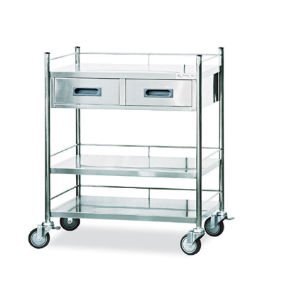 대경카트 > 병원용 드레싱 카트  > 스텐레스카트  > 대경카트 DKCT-DL-TC3S2 스텐레스 카트 웨건 왜건 드레싱카트 의료용카트 드레싱카 응급카트 병원카트