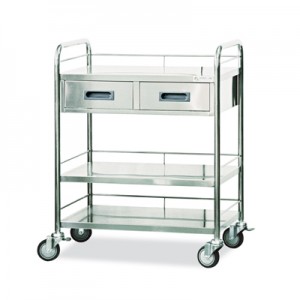 대경카트 > 병원용 드레싱 카트  > 스텐레스카트  > 대경카트 DKCT-DL-TC3S2H 스텐레스 카트 웨건 왜건 드레싱카트 의료용카트 드레싱카 응급카트 병원카트