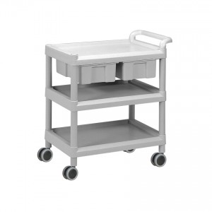 구로메디칼 > 간호비품(Nursing Appliance)  > 플라스틱유틸리티카트(Plastic Utility Cart)  > 대경카트 DKCT-201D(구형) 웨건 왜건 드레싱카트 의료용카트 드레싱카 응급카트 병원카트
