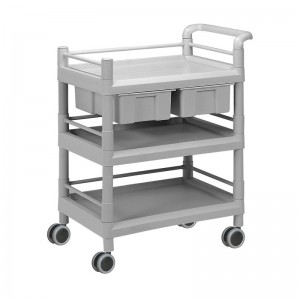구로메디칼 > 간호비품(Nursing Appliance)  > 플라스틱유틸리티카트(Plastic Utility Cart)  > 대경카트 DKCT-201J(구형) 웨건 왜건 드레싱카트 의료용카트 드레싱카 응급카트 병원카트