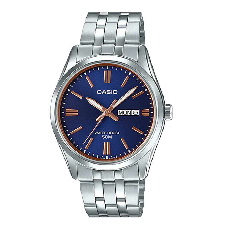 카시오워치스 > 아날로그 드레스시계(남성용)  > MTP-1335  > MTP-1335D-2A2 카시오 손목 시계