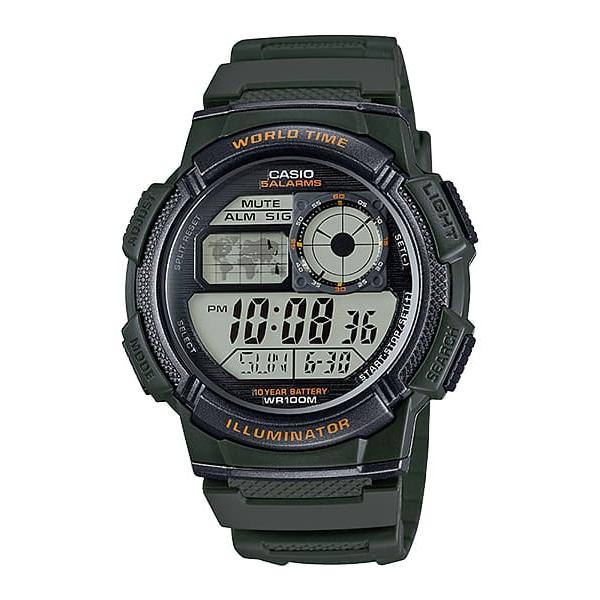 카시오워치스 > 디지털(전자) 스포츠시계(남성용)  > AE-1000  > AE-1000W-3A 카시오 손목 시계