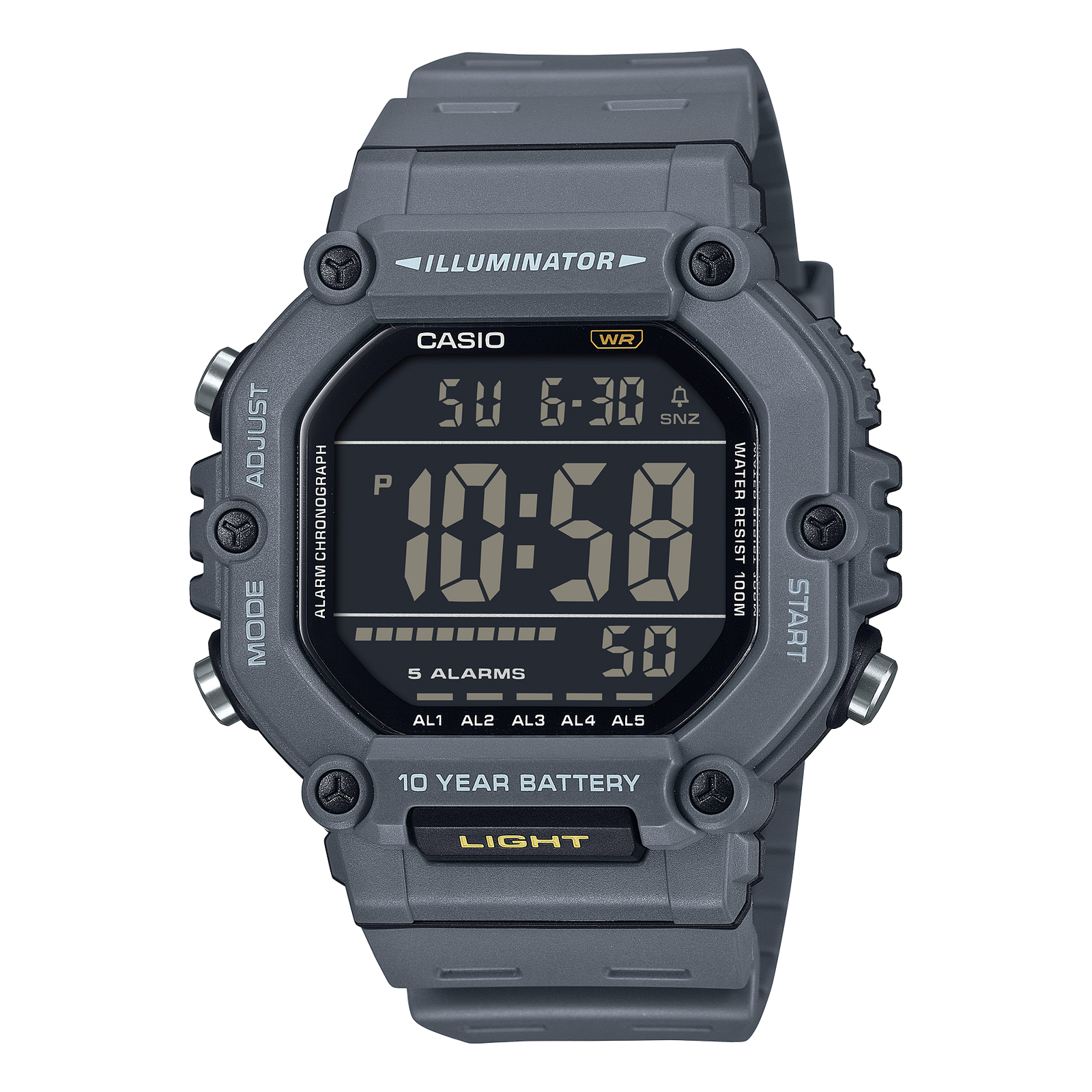 카시오워치스 > 디지털(전자) 스포츠시계(남성용) > AE-1600 > AE-1600H-8B 카시오 손목 시계